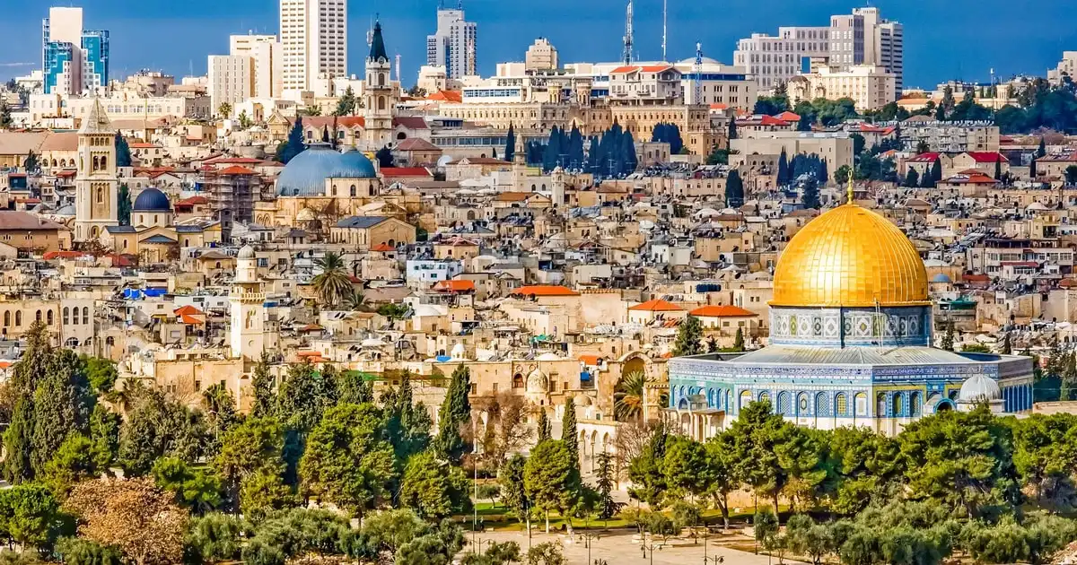The Church of the Nativity in Bethlehem on a Jerusalem and Bethlehem day tour from Tel Aviv
